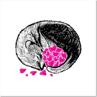 Ferret love Posters and Art